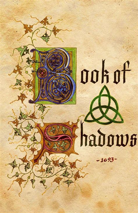 book of shadows charmed|More.